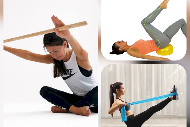 Aerobně-posilovací lekce s využitím pomůcek